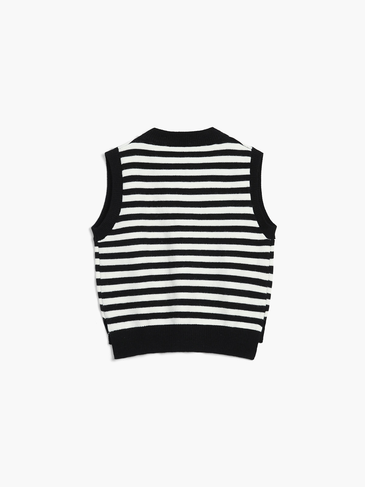 Basic-Streifen-Strickweste