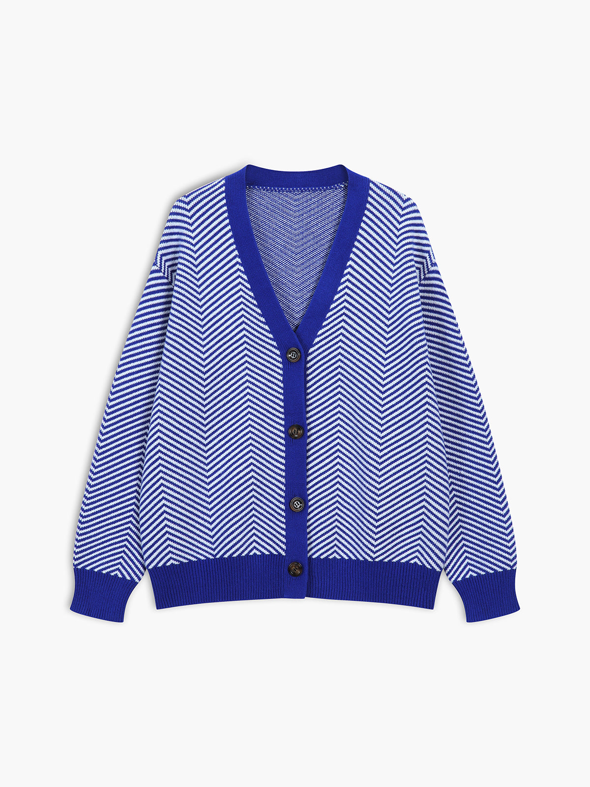 Großer Fischgrät-Cardigan