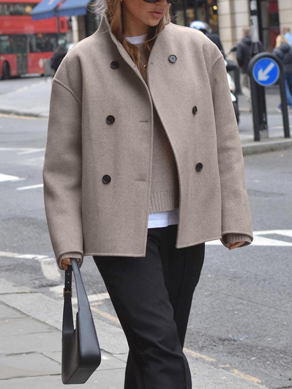 Oversized Button-Down-Mantel