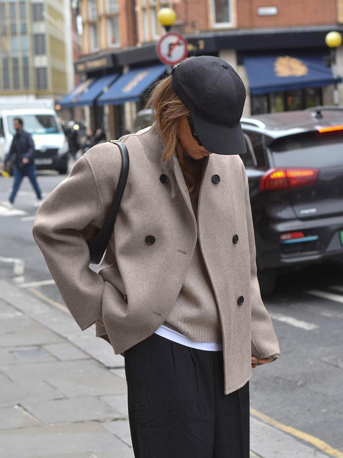 Oversized Button-Down-Mantel