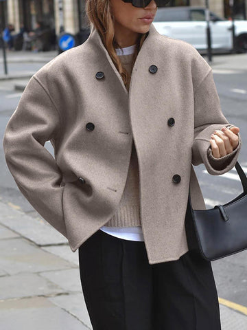 Oversized Button-Down-Mantel