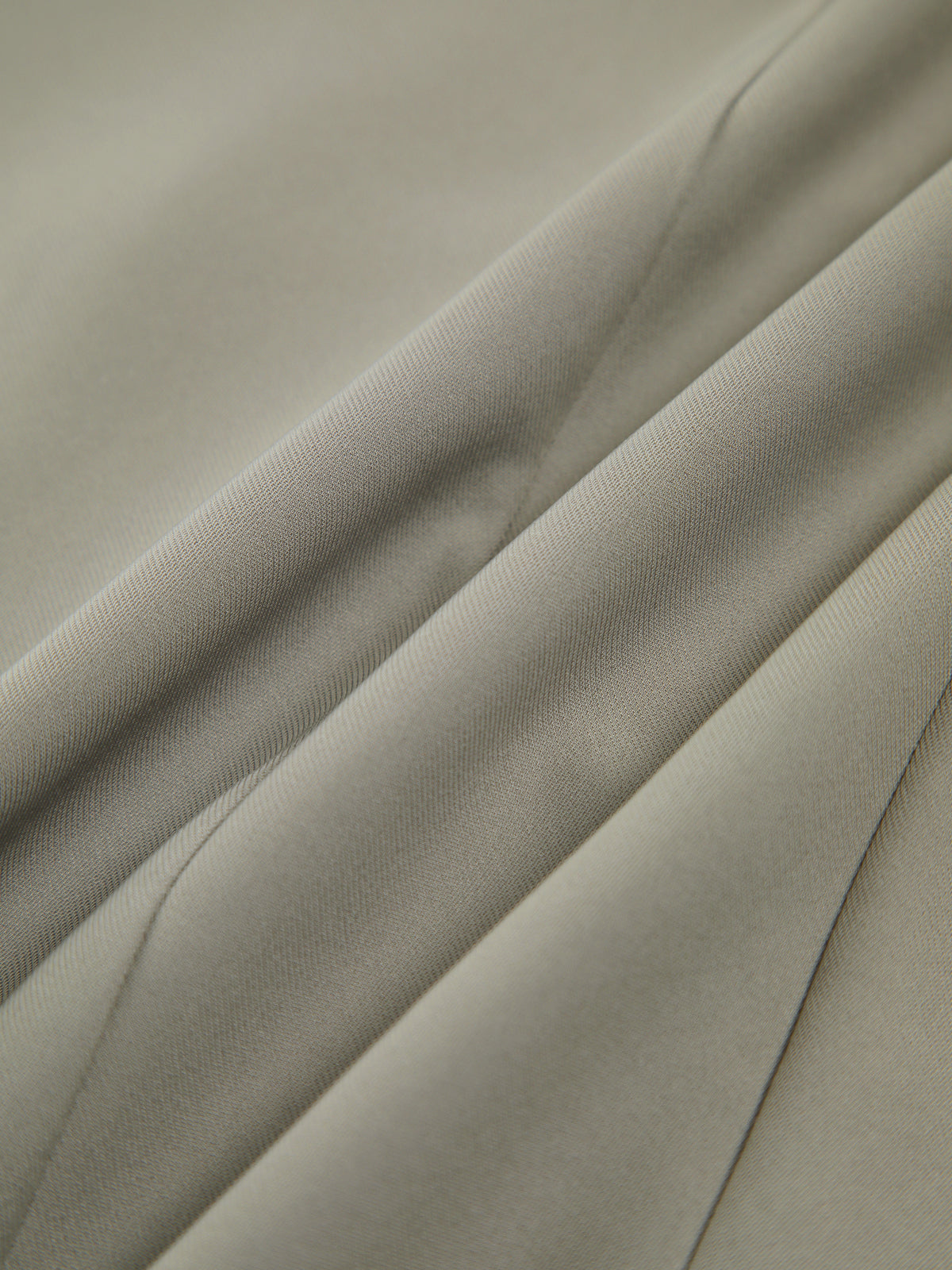 Asymmetrical Grey Green Buttoned Sleeveless Vest