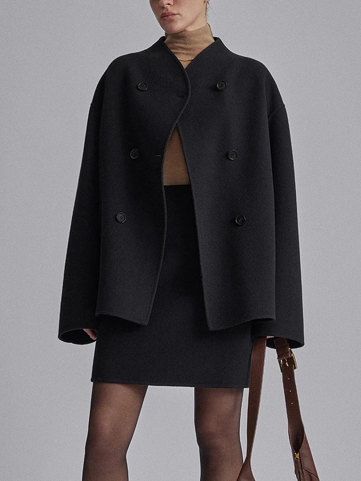 Oversized Button-Down-Mantel