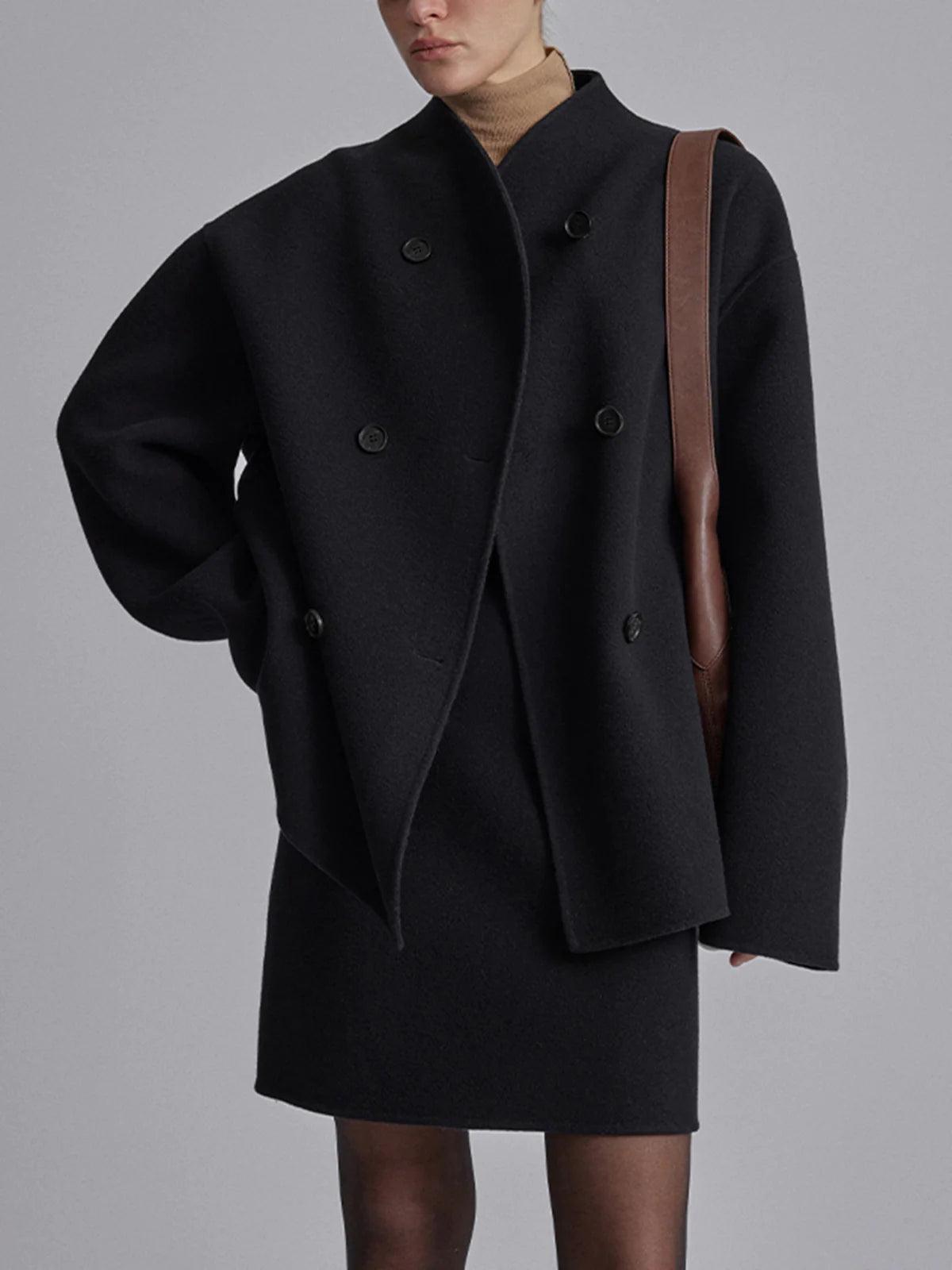 Oversized Button-Down-Mantel