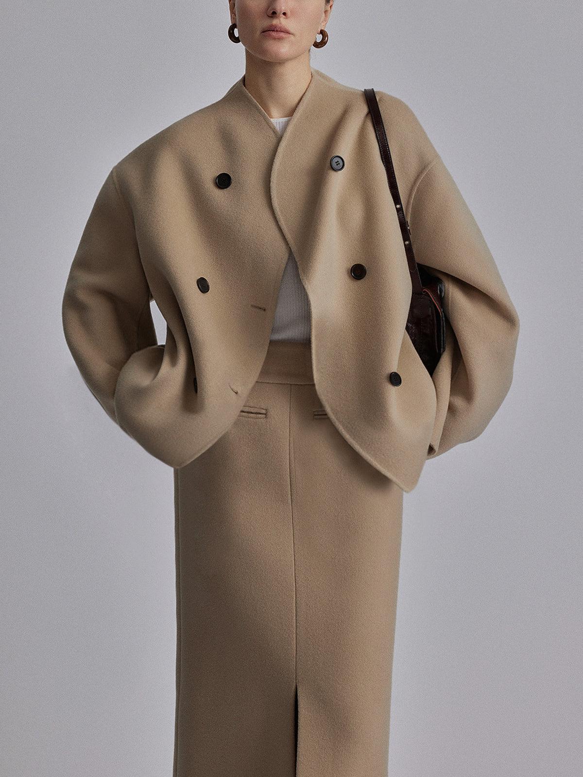 Oversized Button-Down-Mantel