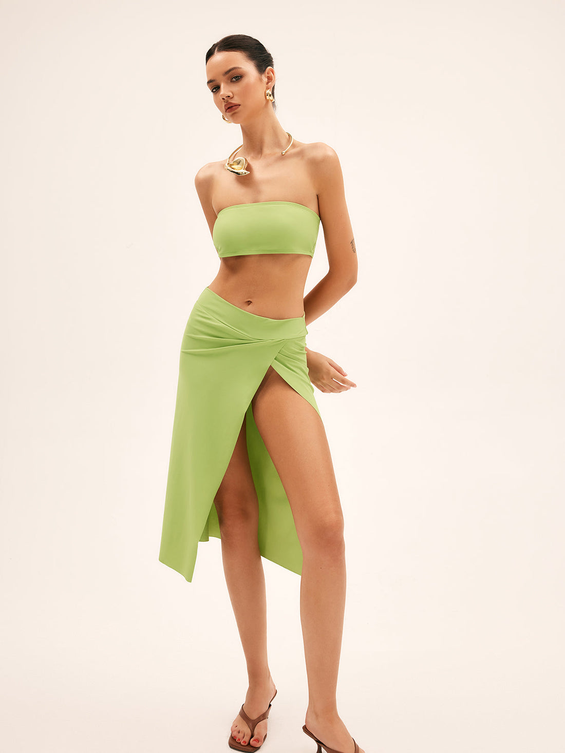 Sunshine Seeker Cover-Up Bikini Set 