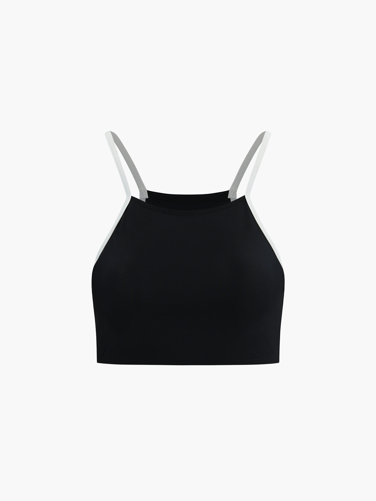 Bikini-Set mit kontrastfarbenen Schnürungen und Cut-outs