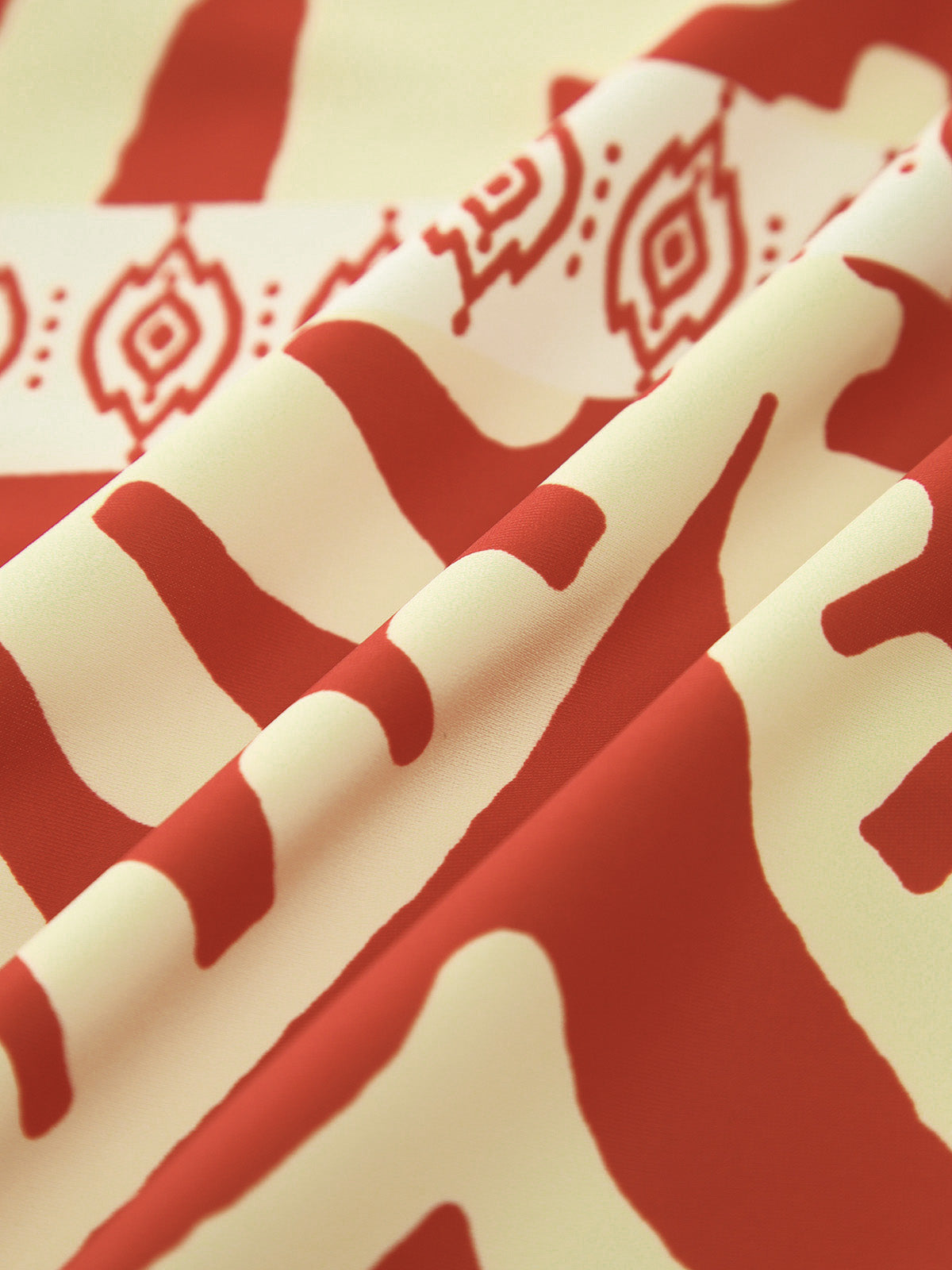 Tropical Print One-Piece Swimsuit