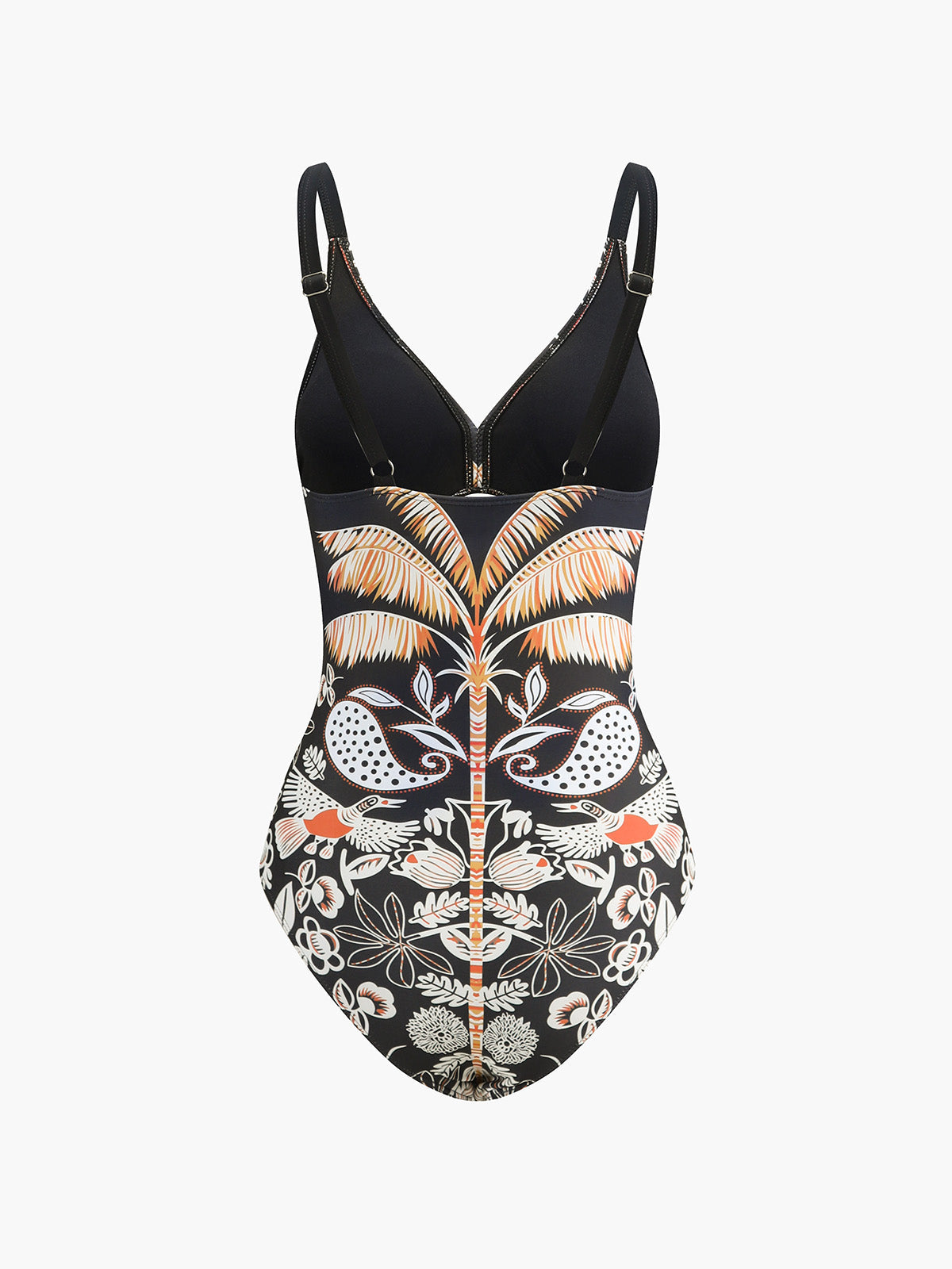 Hawaii Beach One-Piece Swimsuit and Skirt