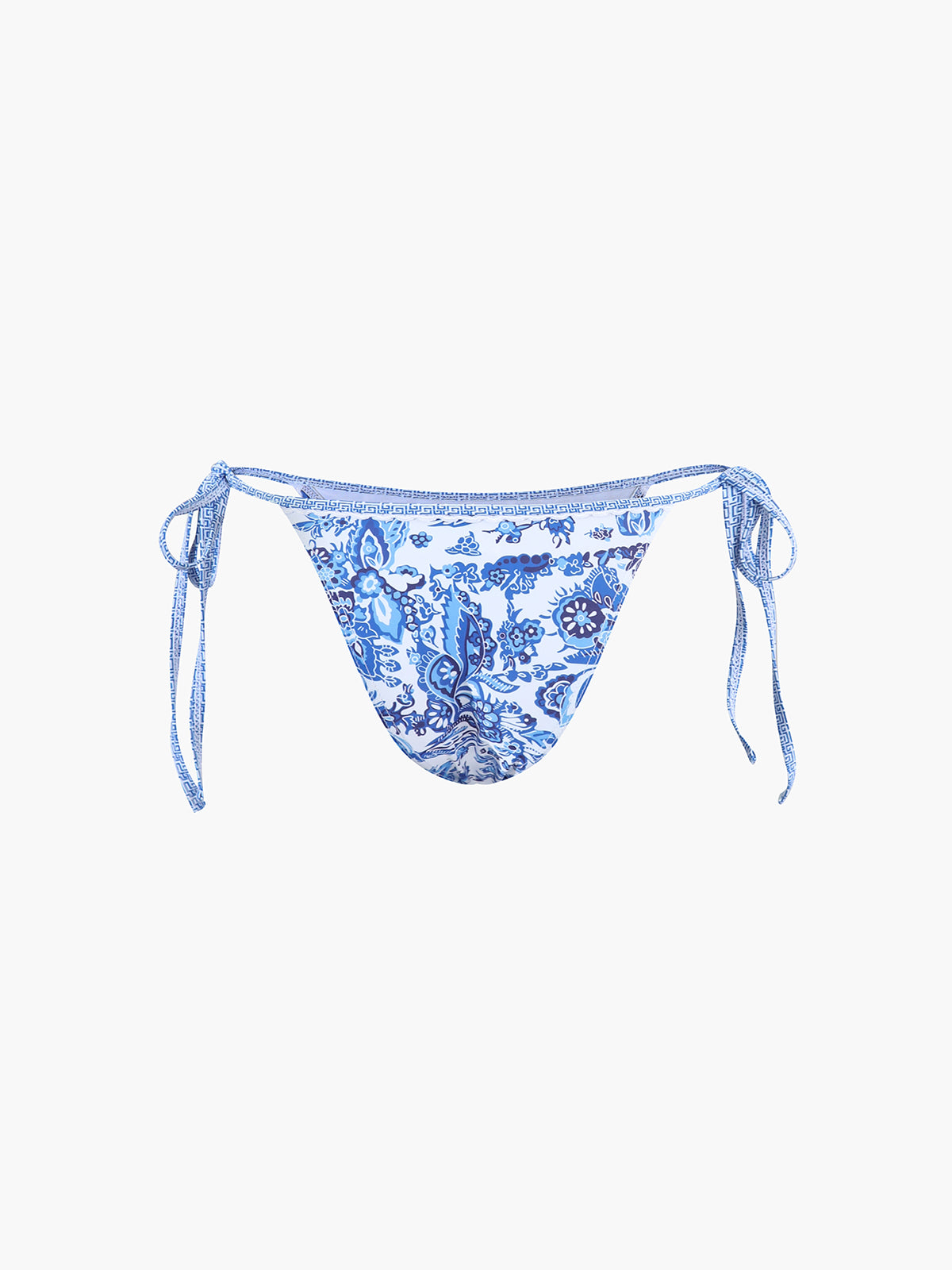 Printed Halter Knot Bikini Set