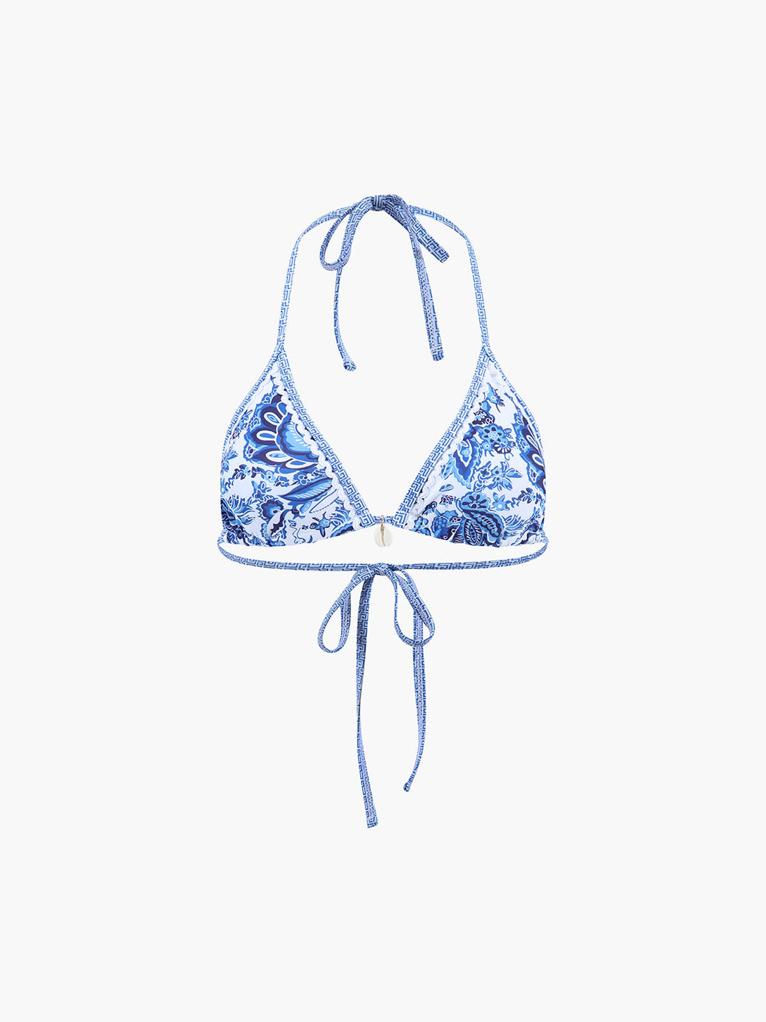 Bedrucktes Neckholder-Bikini-Set