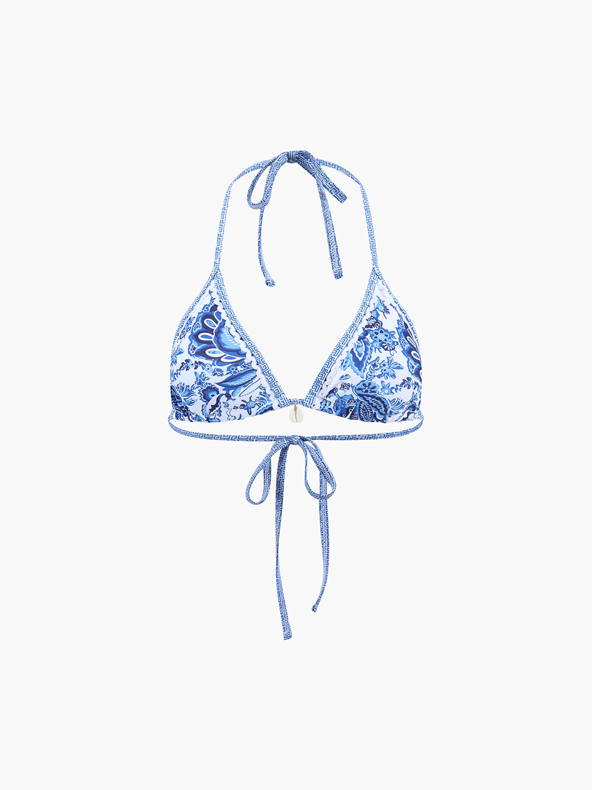 Printed Halter Knot Bikini Set
