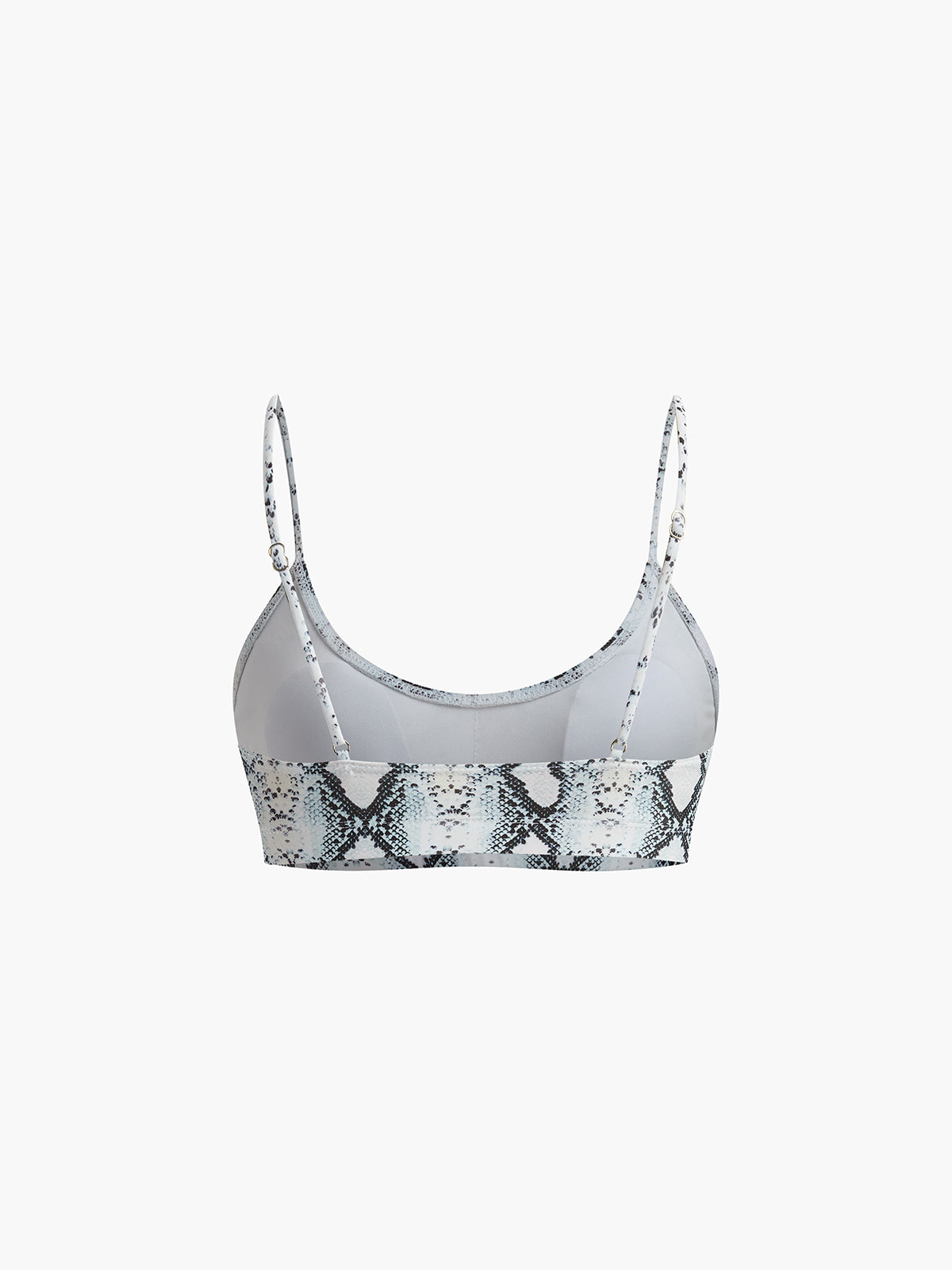Bedrucktes Bikini-Set mit Trägern