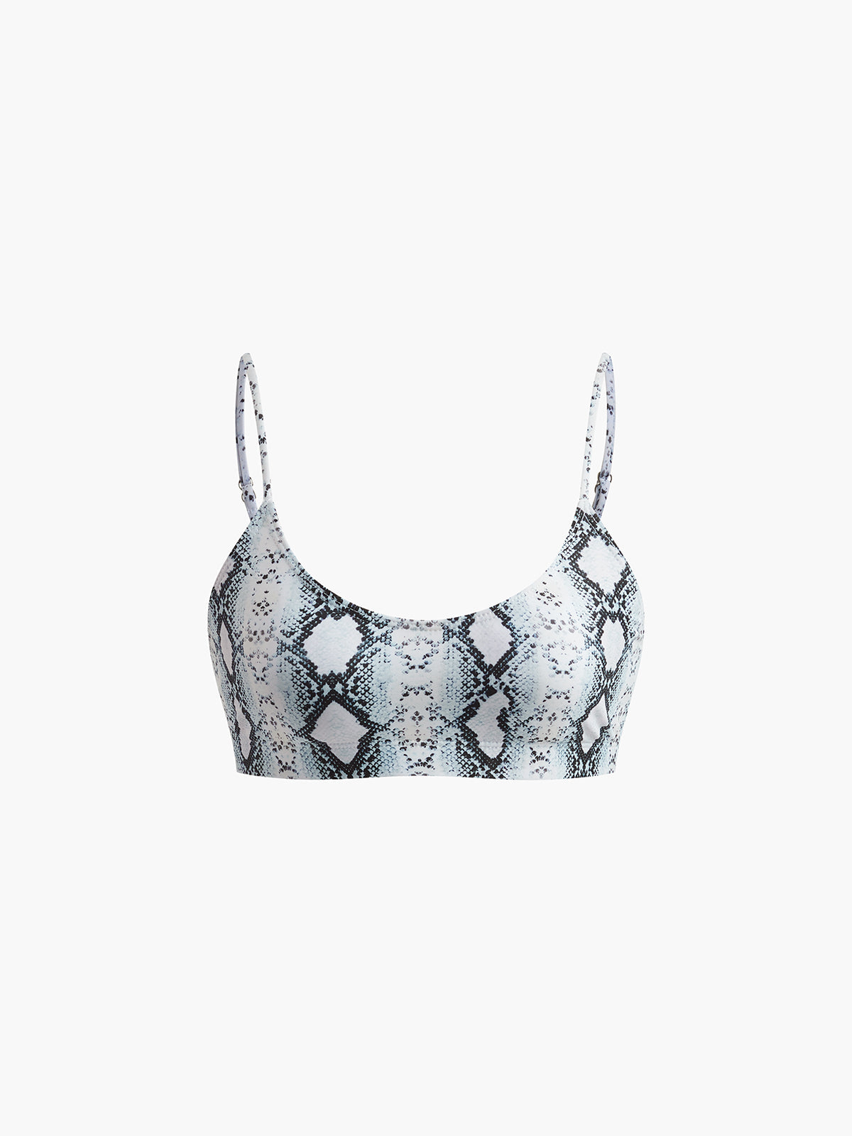 Bedrucktes Bikini-Set mit Trägern