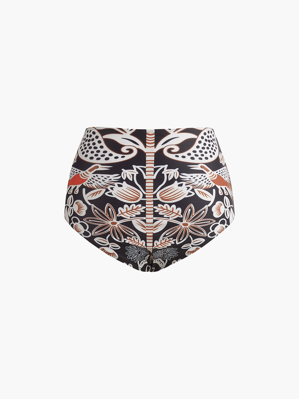 Printed One-Shoulder Bikini Set