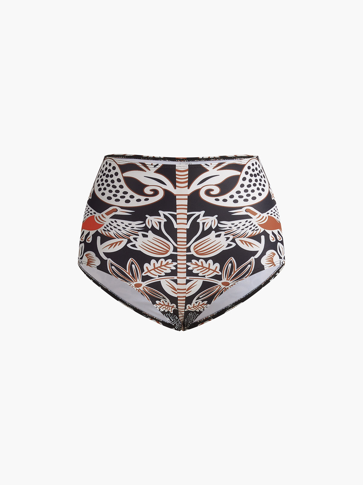 Printed One-Shoulder Bikini Set