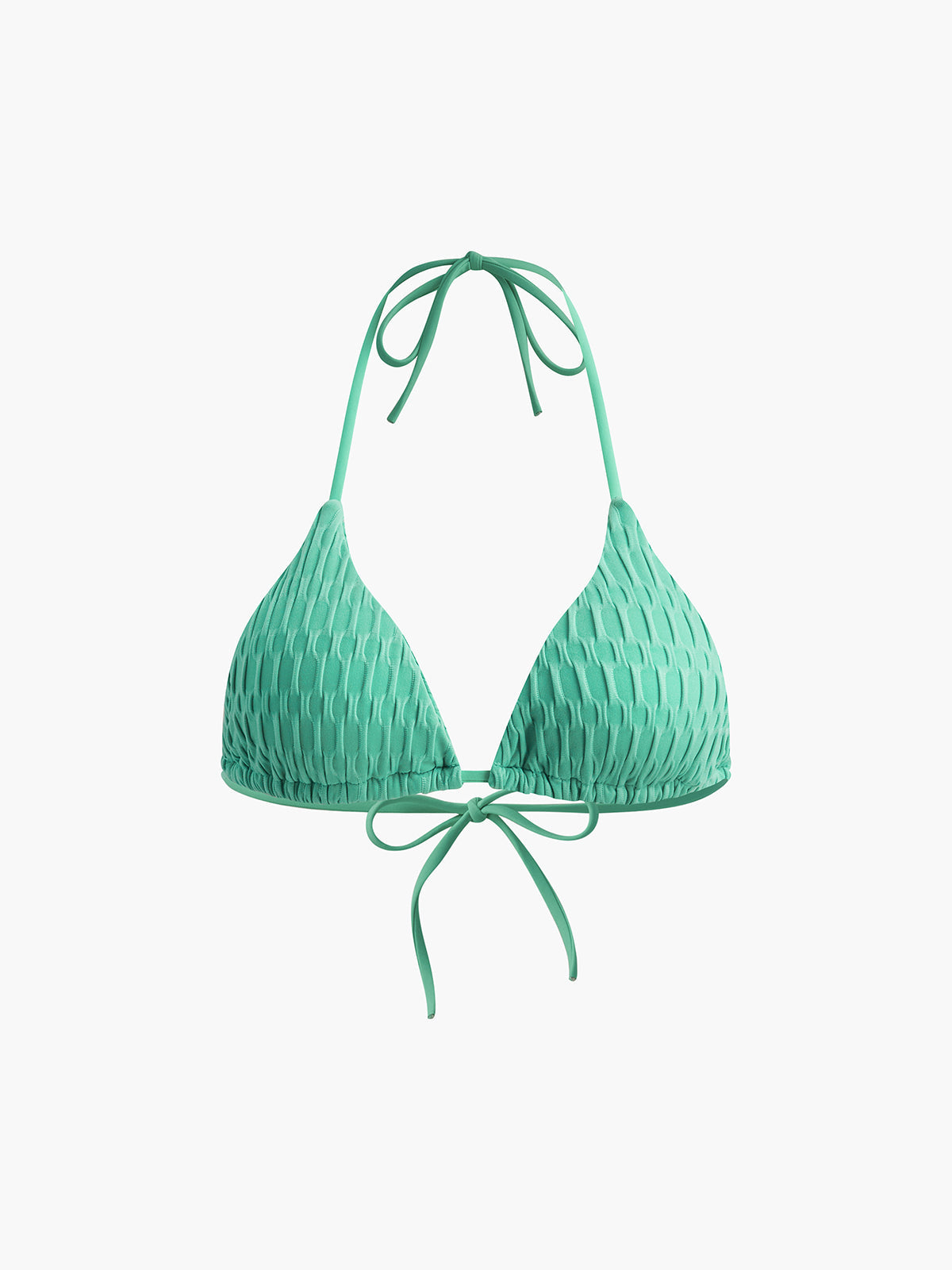 Schlichtes Neckholder-Bikini-Set