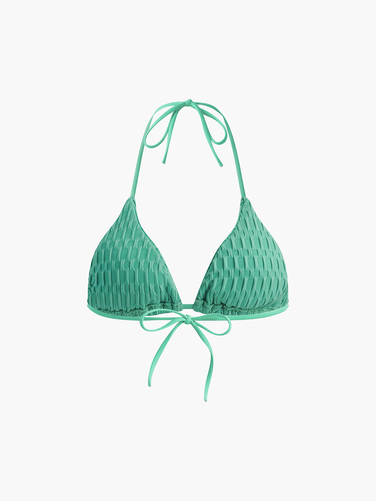 Schlichtes Neckholder-Bikini-Set