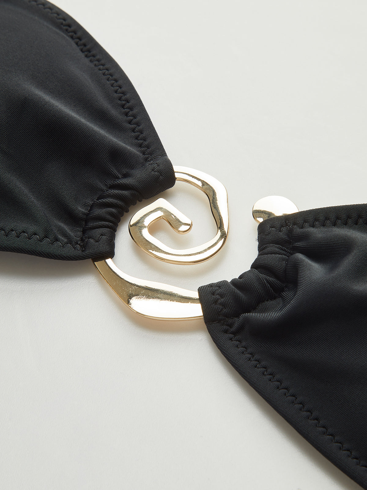 Gold Spiral Bikini Set