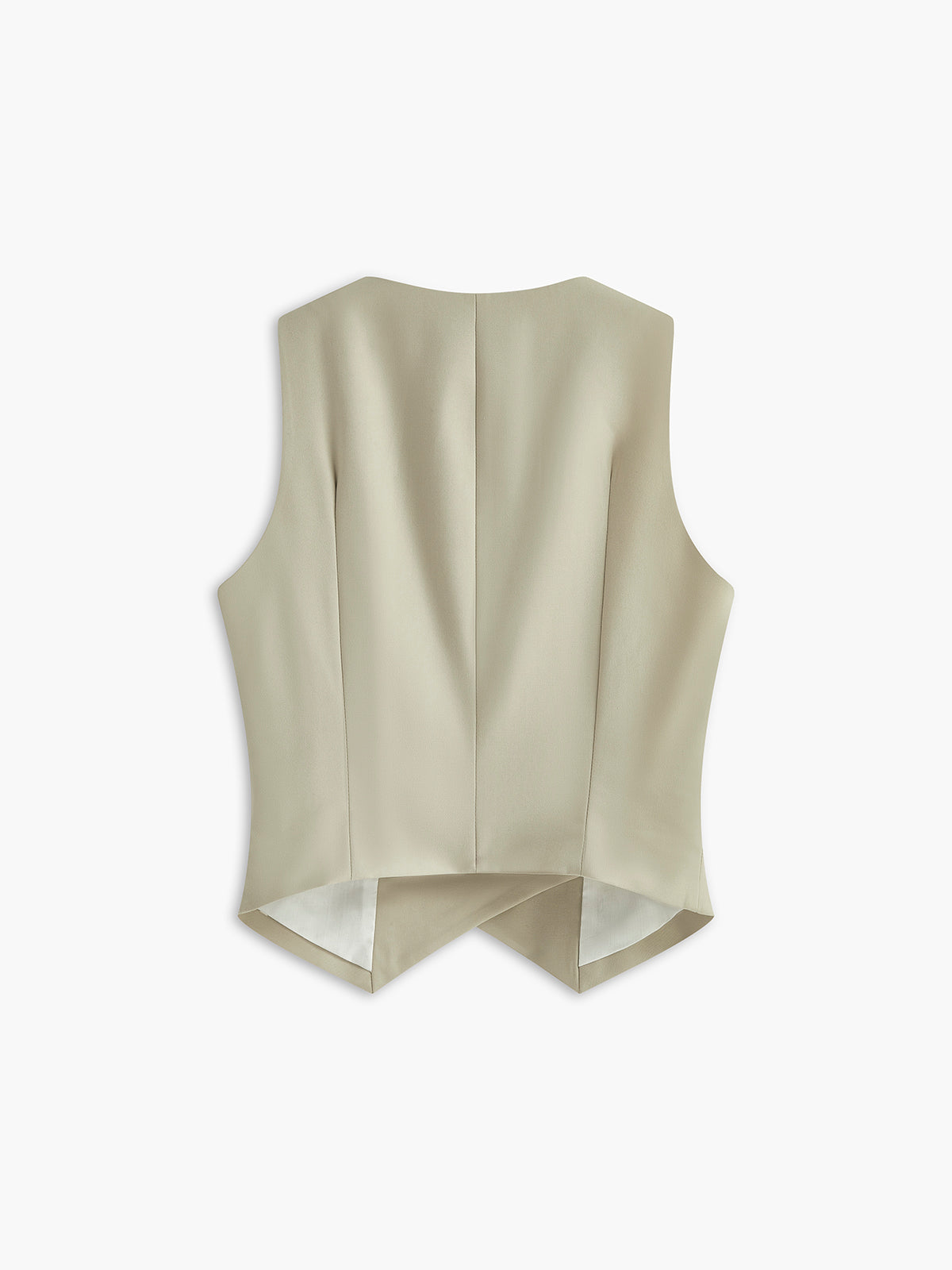 Asymmetrische Weste mit Knopftaschen