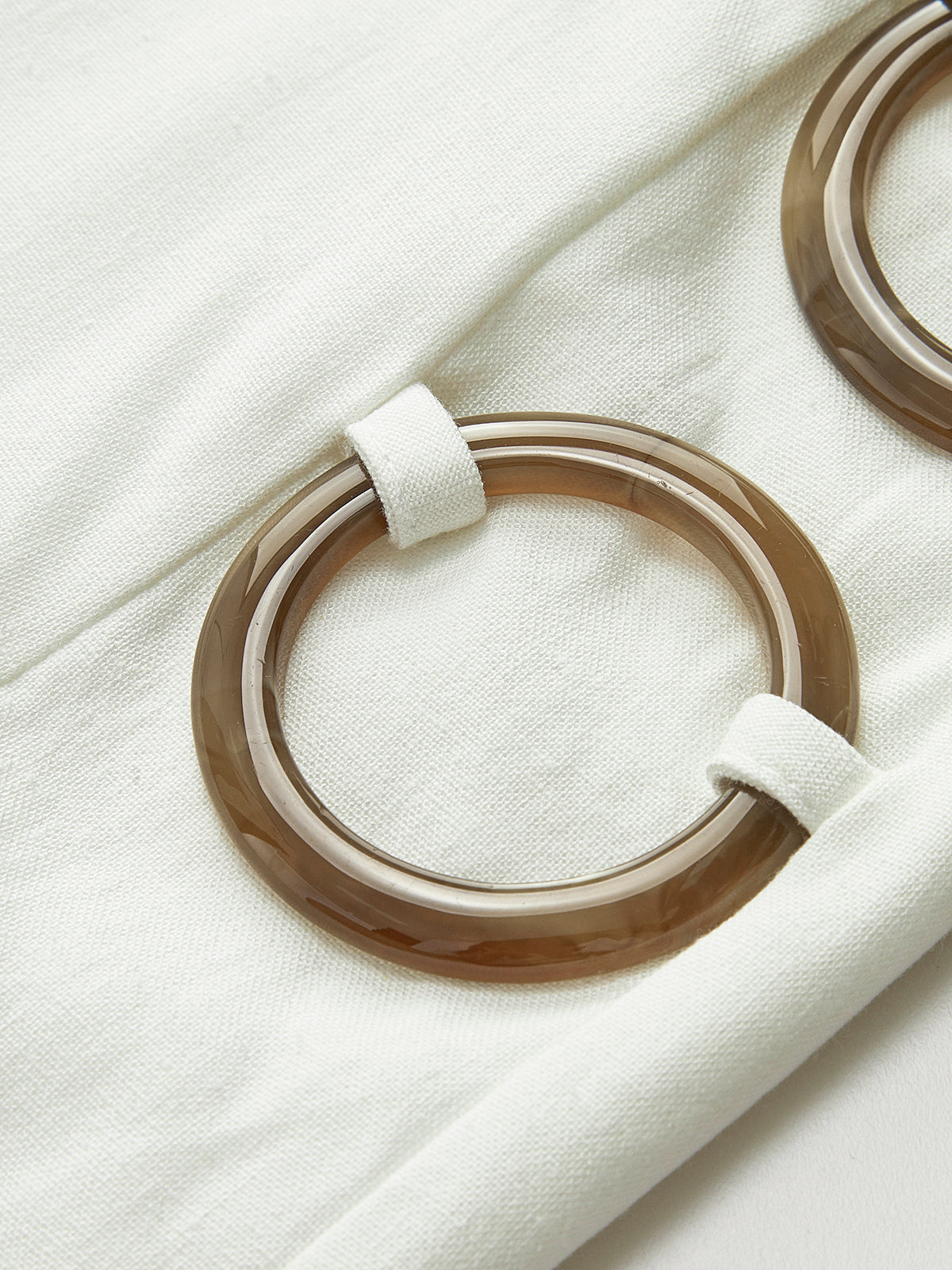 O-Ring Cut Sleeveless Mini Dress 