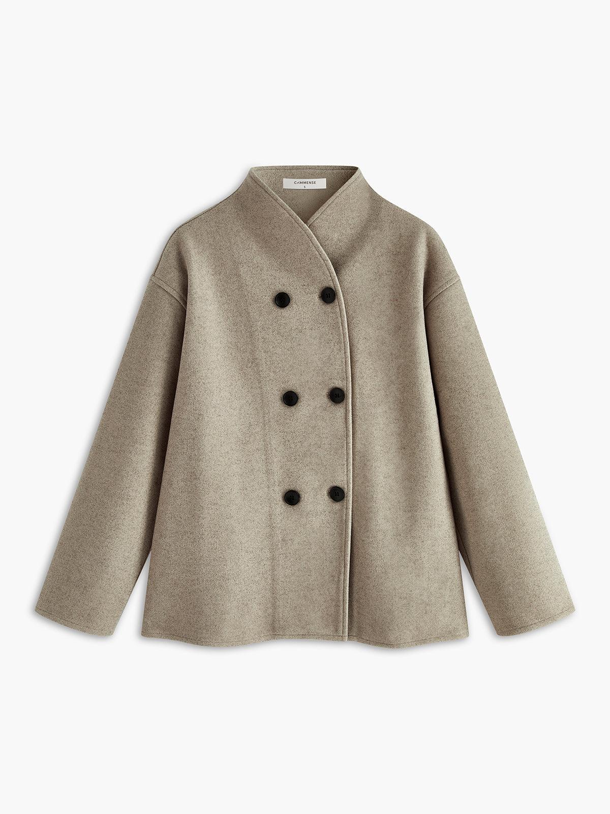 Oversized Button-Down-Mantel
