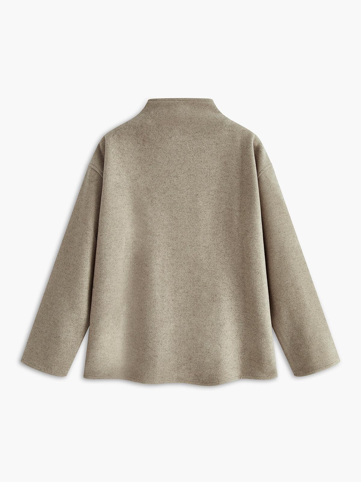 Oversized Button-Down-Mantel