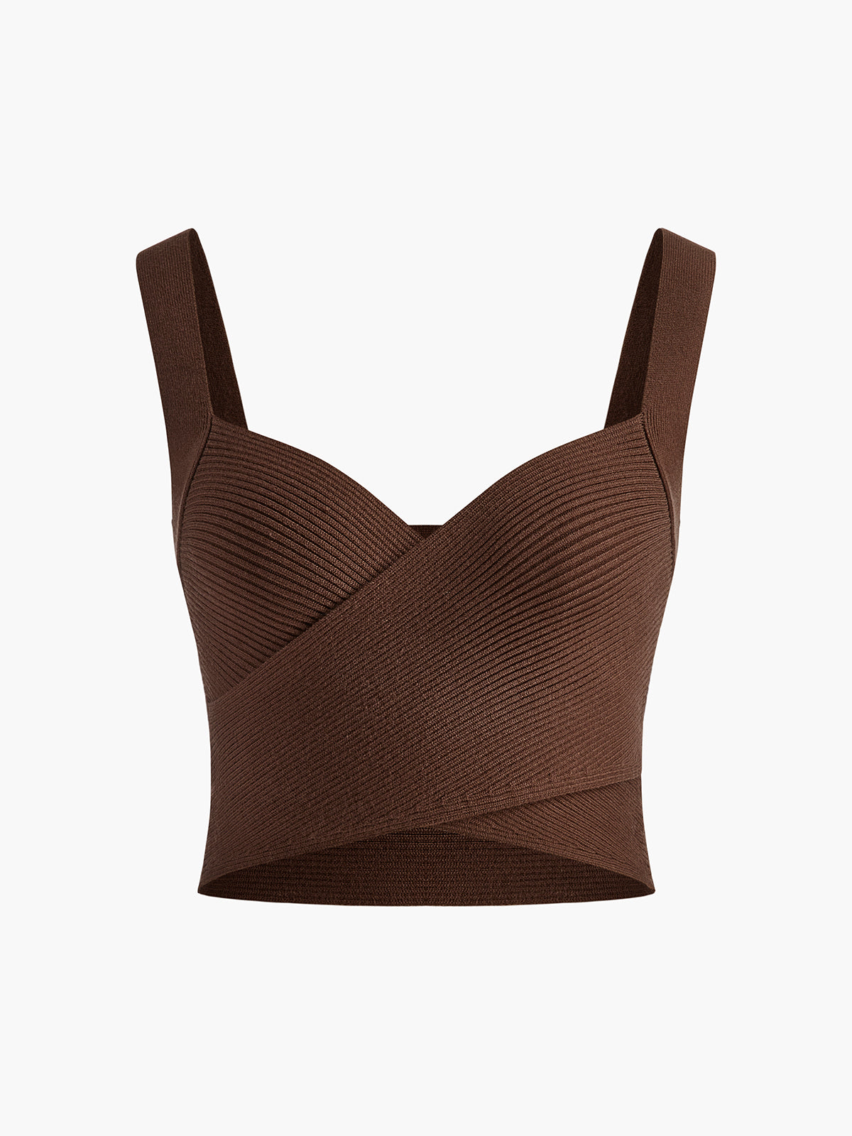 Criss Cross Sweetheart Cropped Sweater Vest