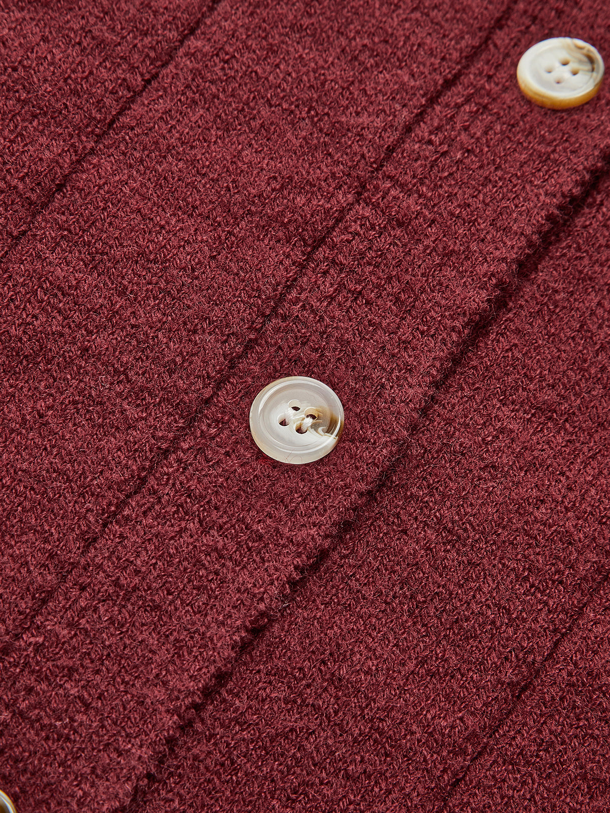 Round Neck Buttoned Soft Cardigan