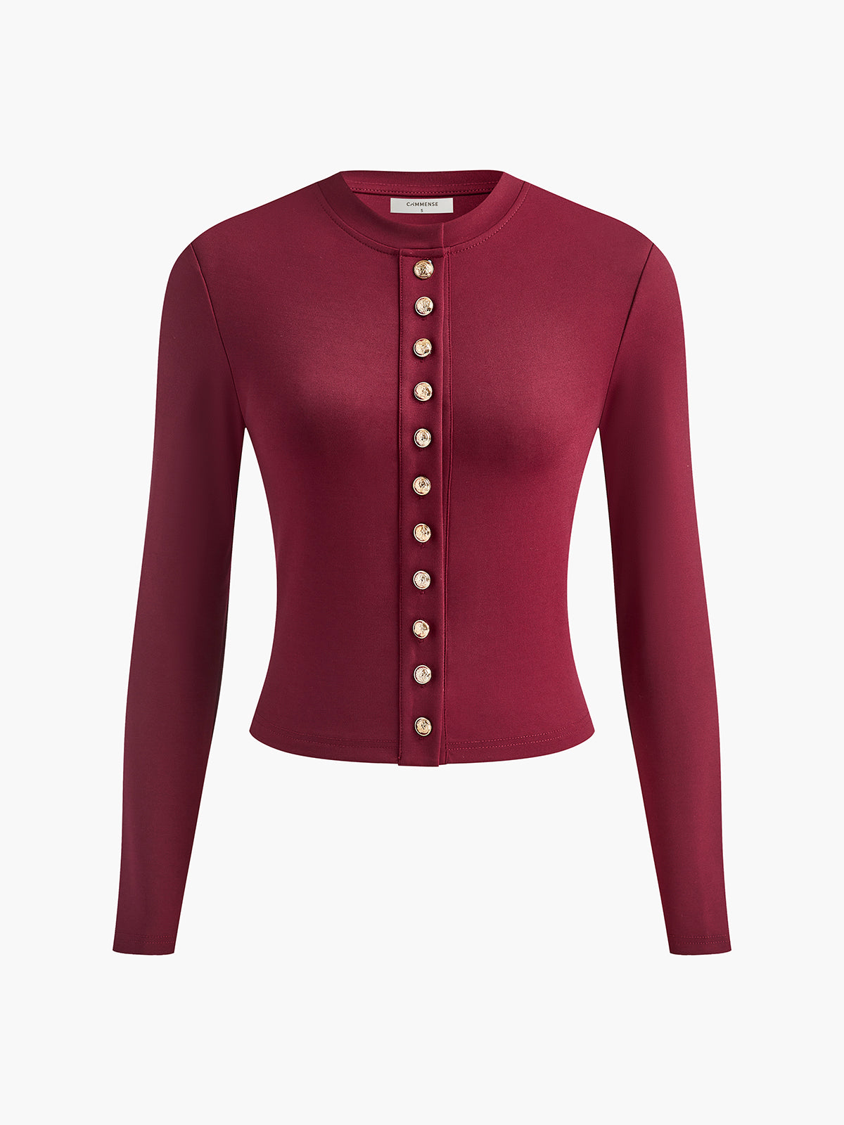 Kurze Jacke mit Knöpfen
