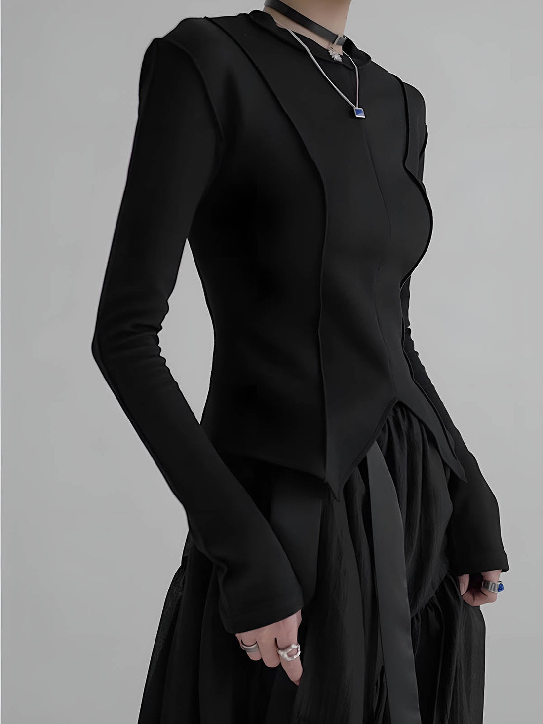 Tube Thin Jersey Blouse