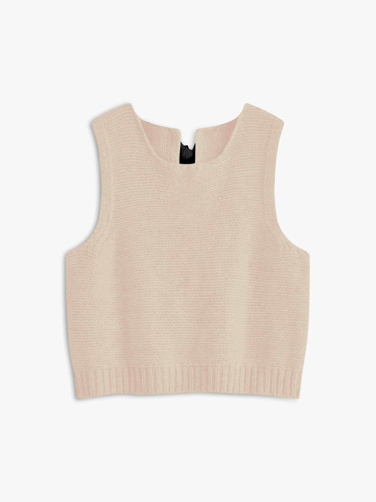 Strickweste mit Schleifendetail vorne