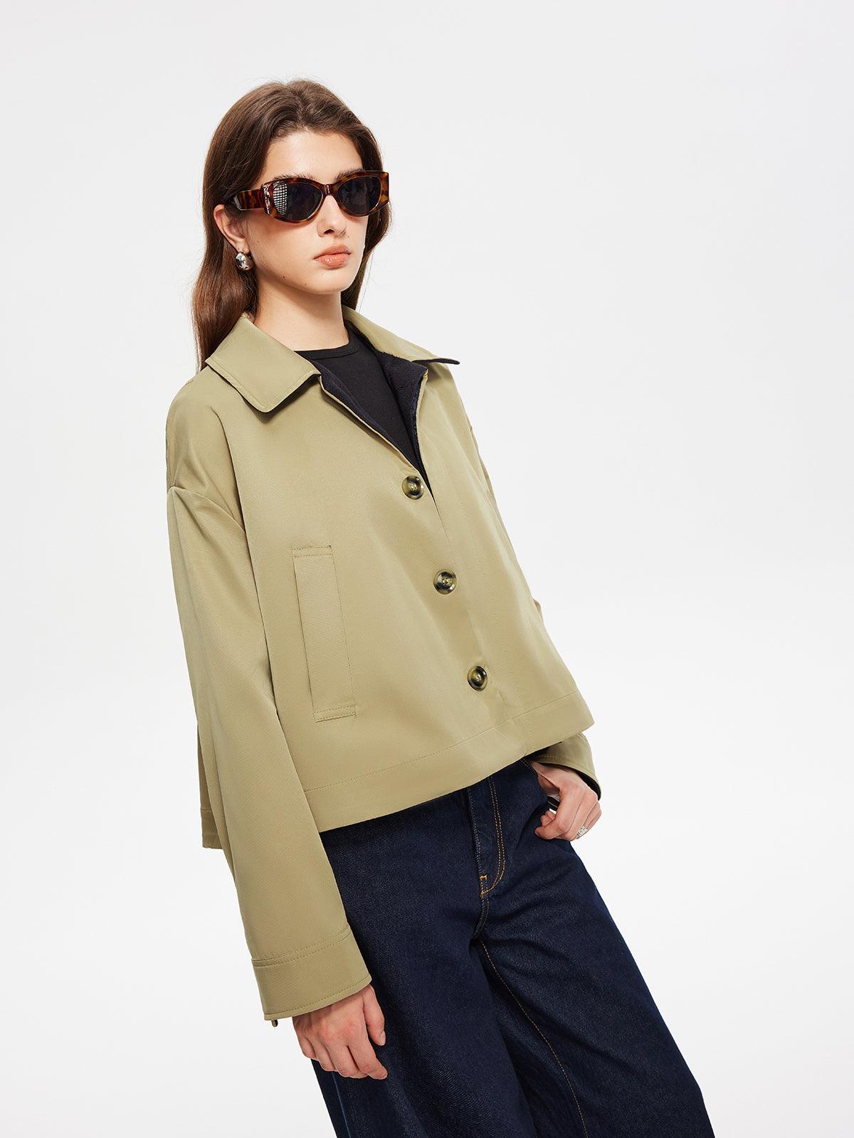 Urban Elegance Crop Jacket