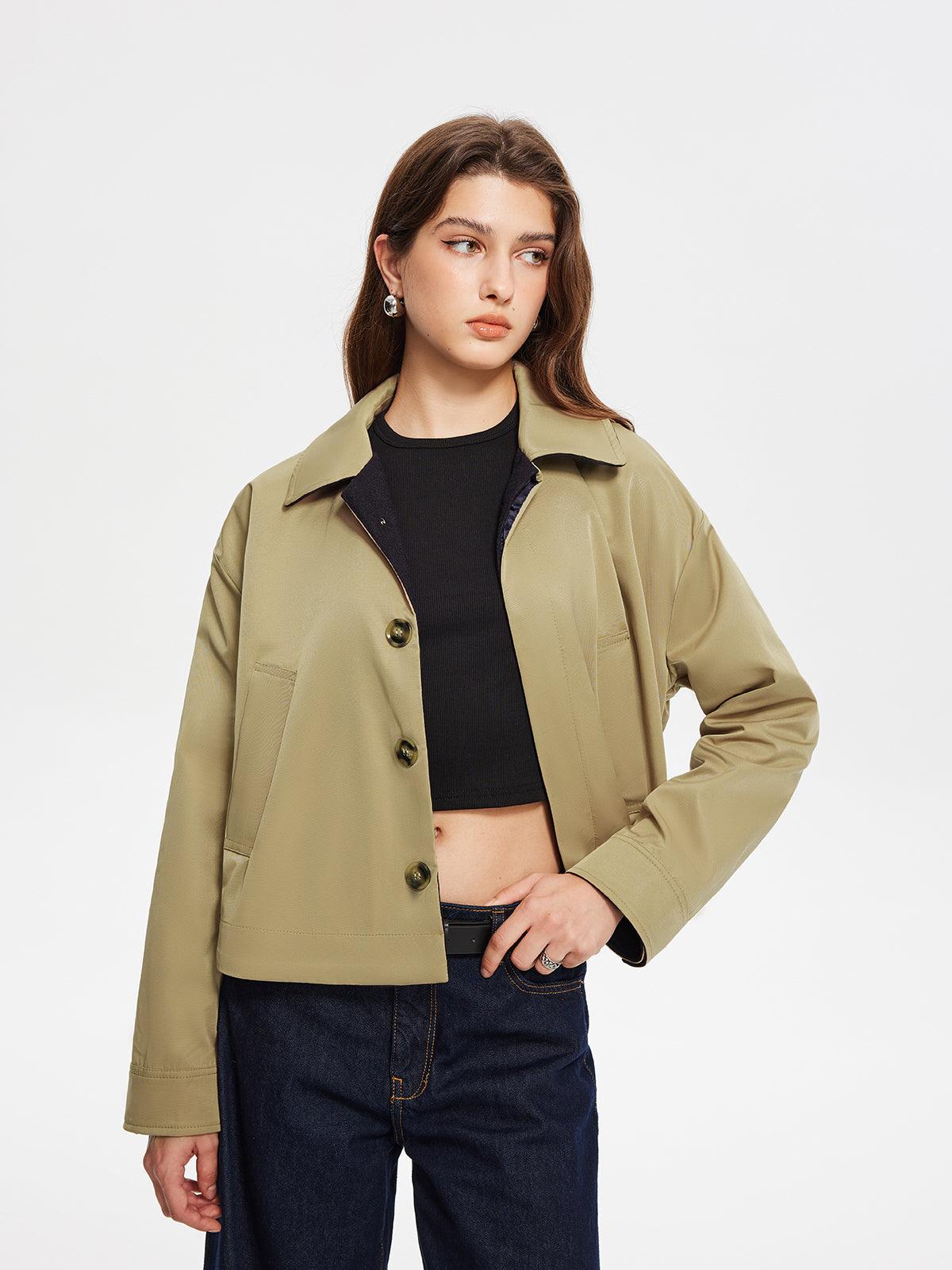Urban Elegance Crop Jacket