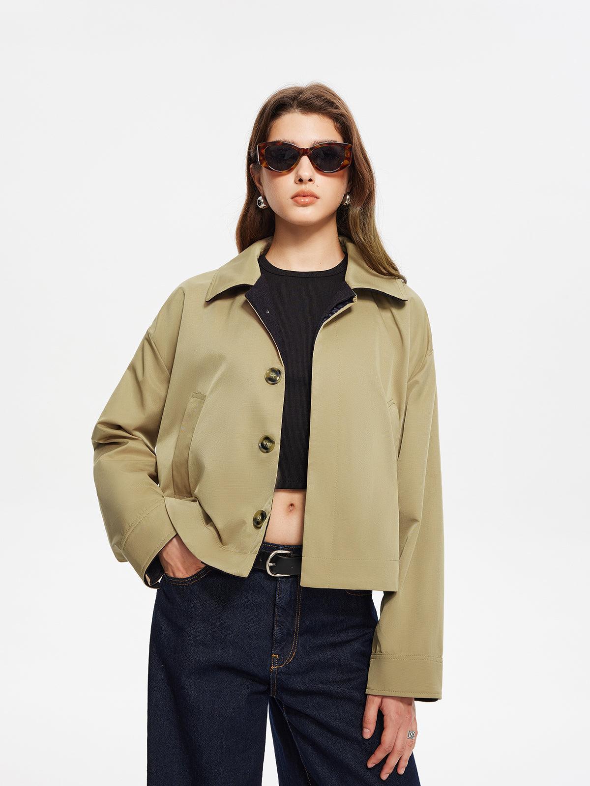 Urban Elegance Crop Jacket