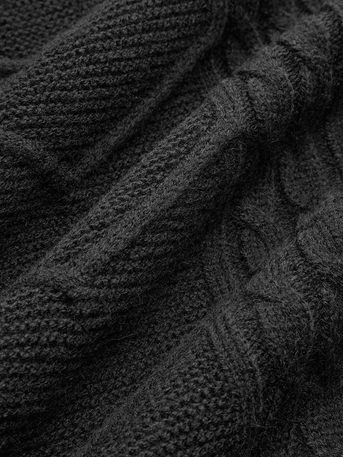 Einfarbige Kurzarm-Strickweste