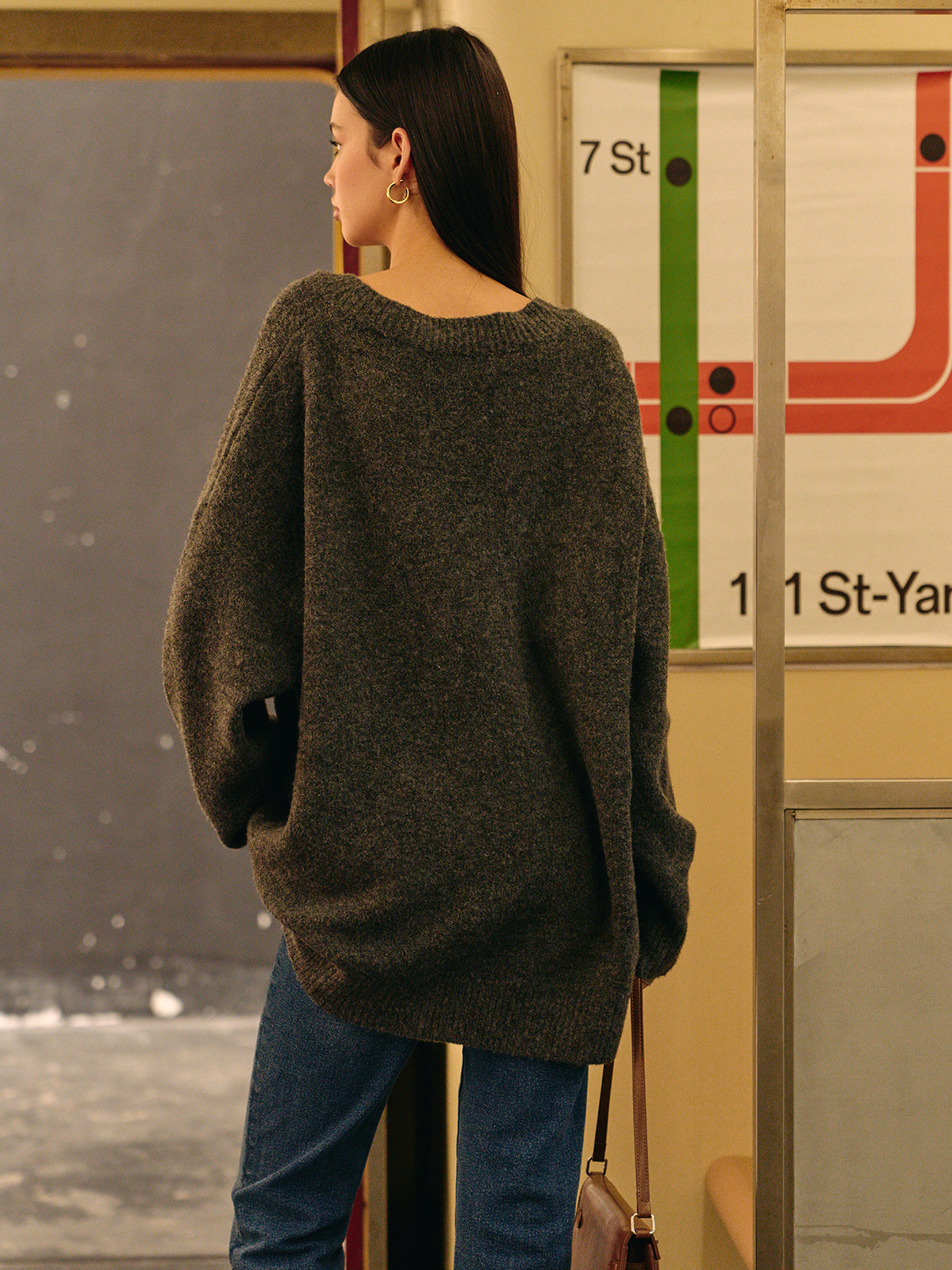 Bequemer Pullover aus Wollmischung 