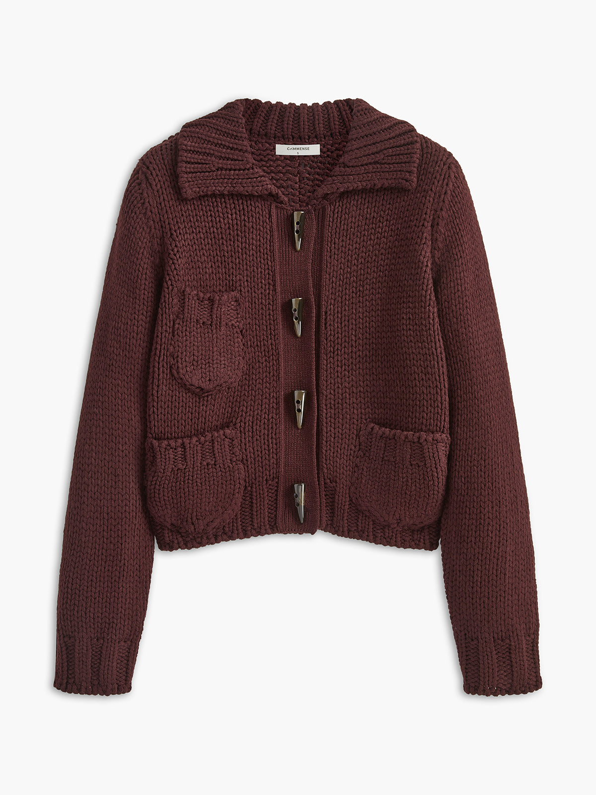 Buttoned Collar Soft Cardigan