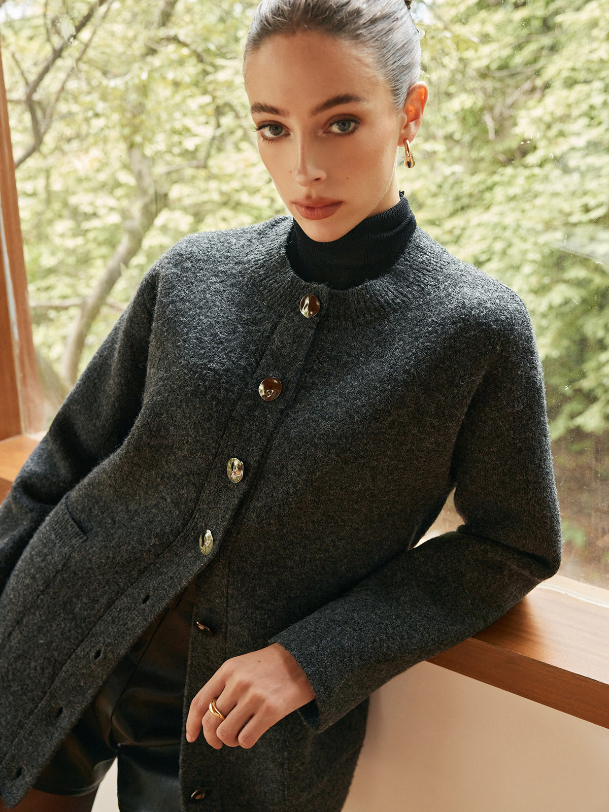 Versatile Soft Cardigan with Bust