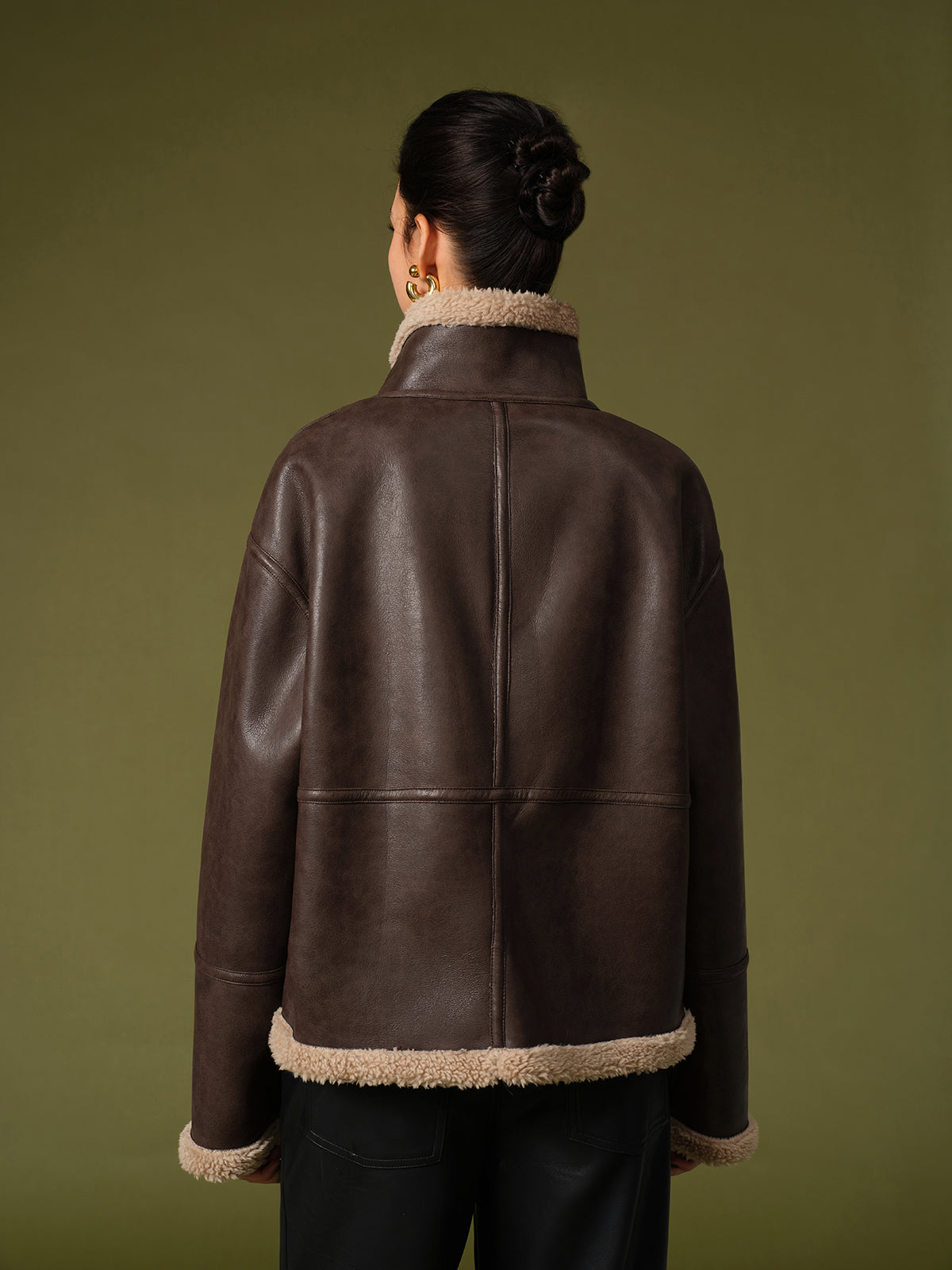 Polar PU Leather Warm Jackets