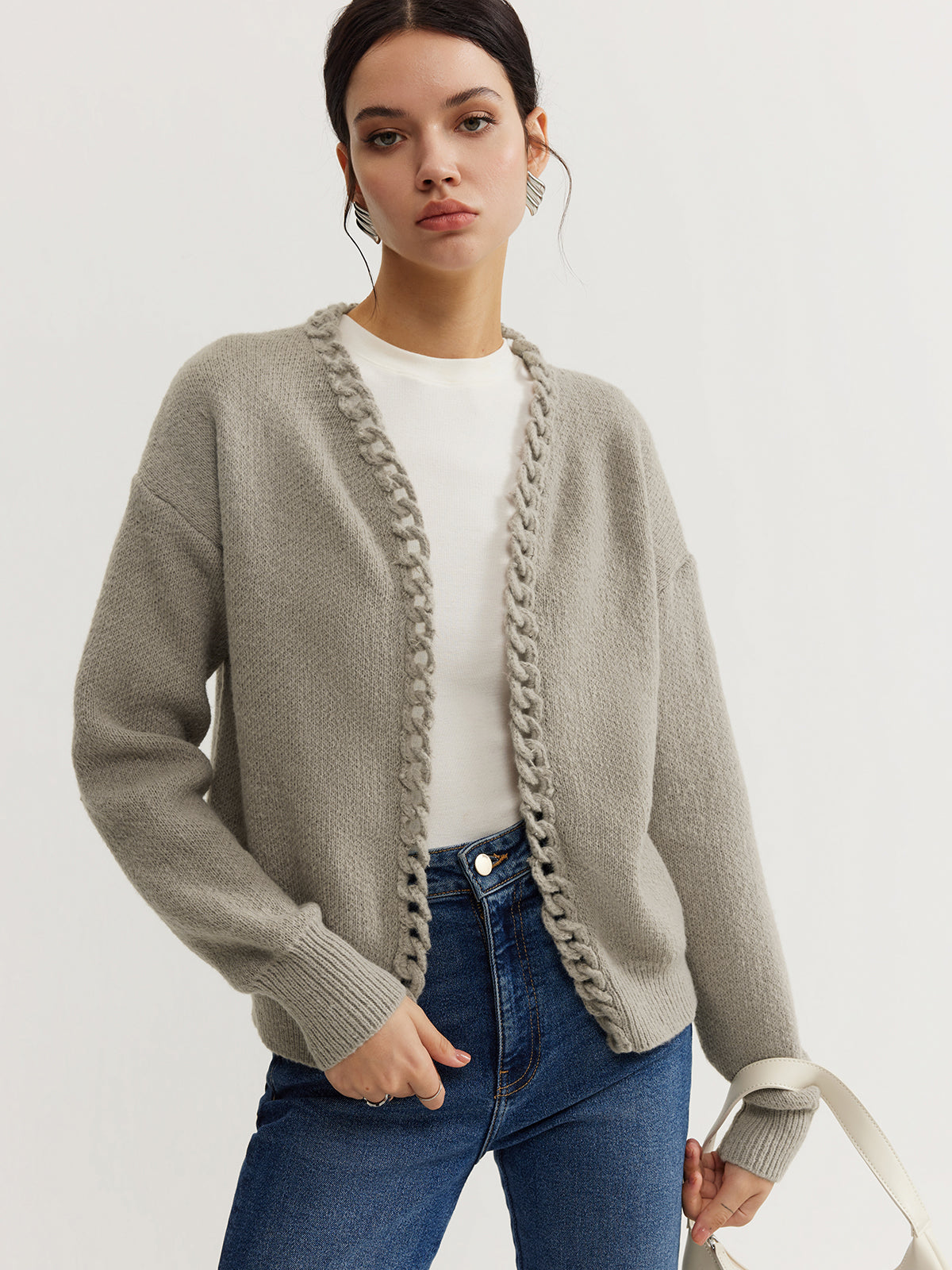 Plain Everyday Cardigan