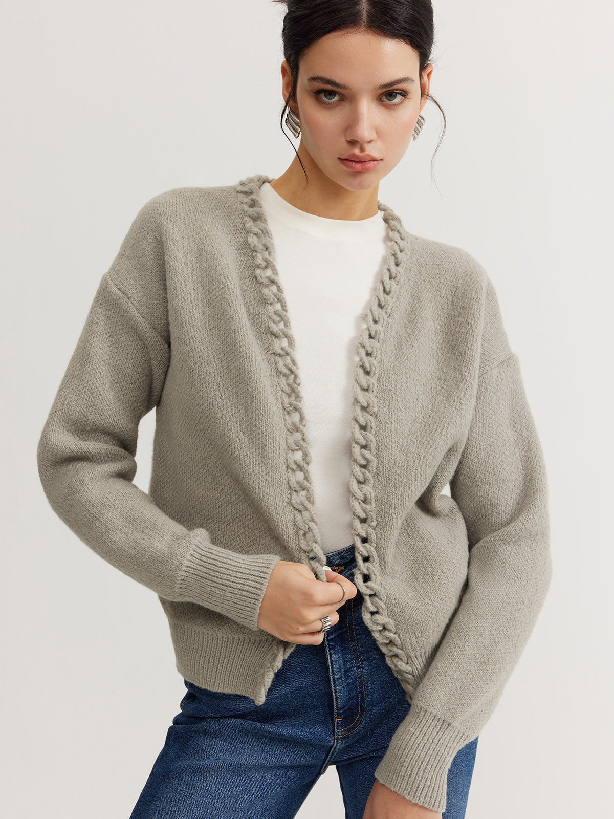 Plain Everyday Cardigan