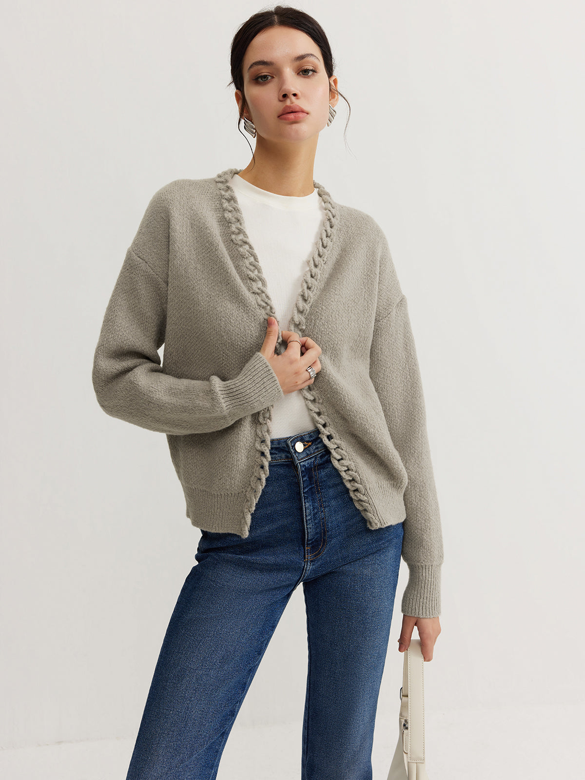 Plain Everyday Cardigan