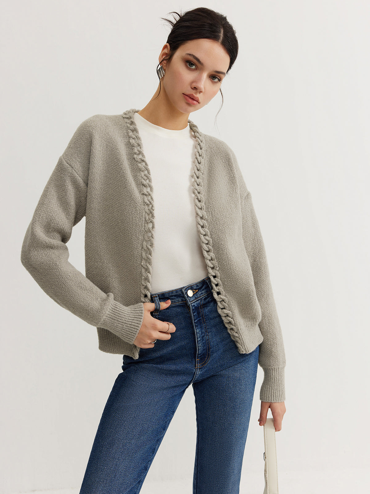 Plain Everyday Cardigan