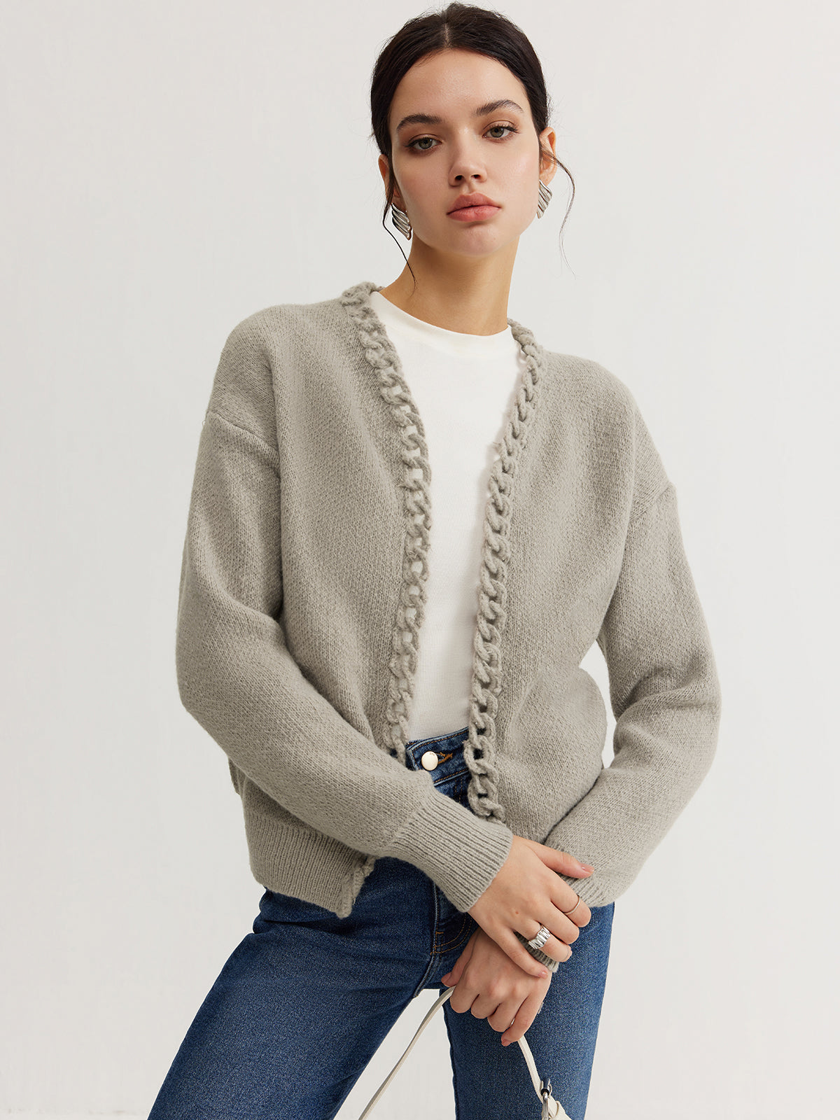 Plain Everyday Cardigan