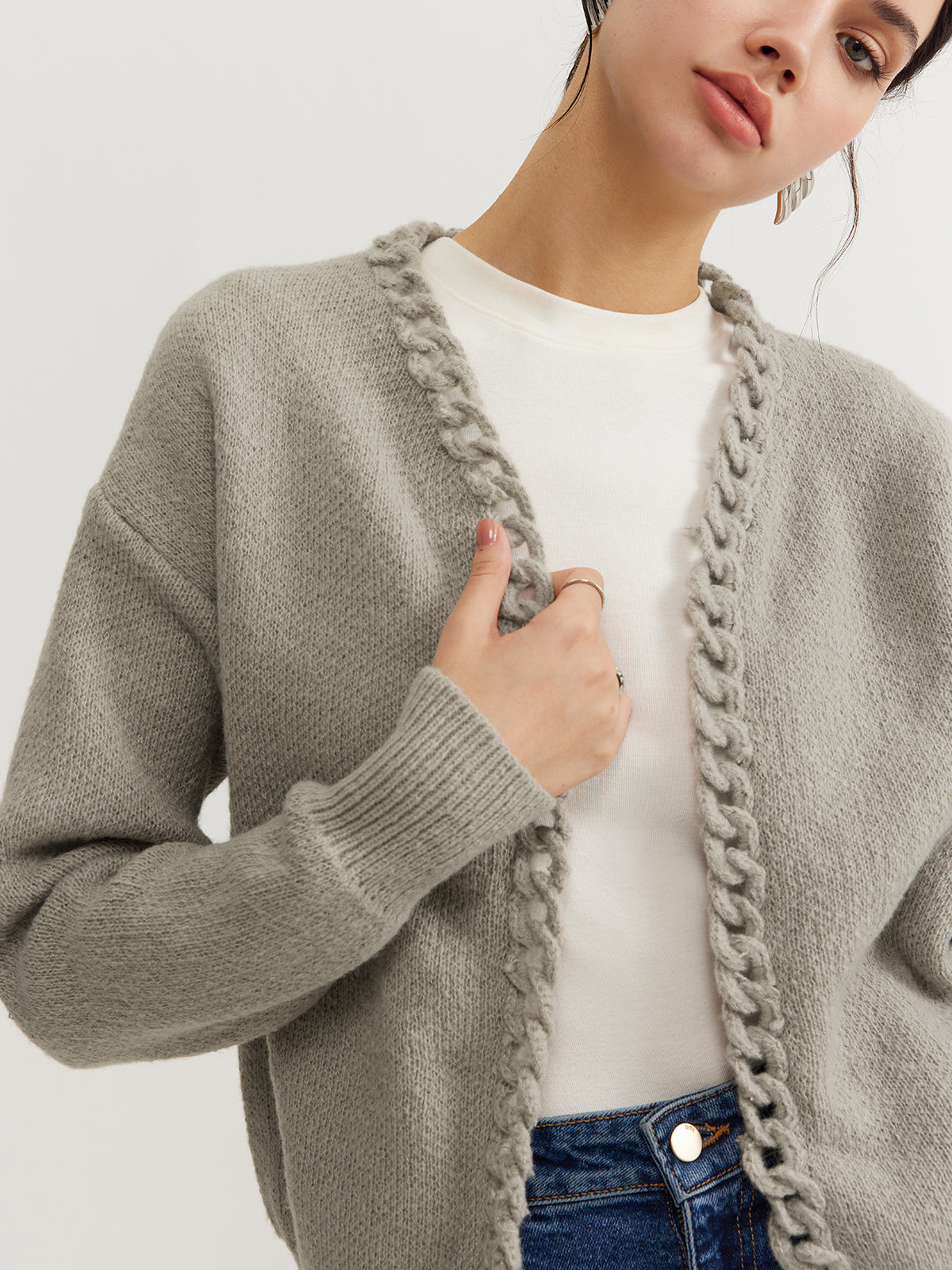 Plain Everyday Cardigan