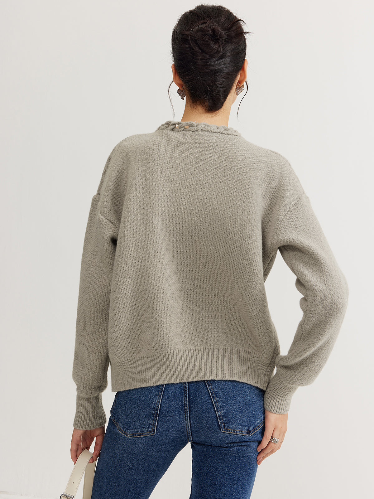 Plain Everyday Cardigan
