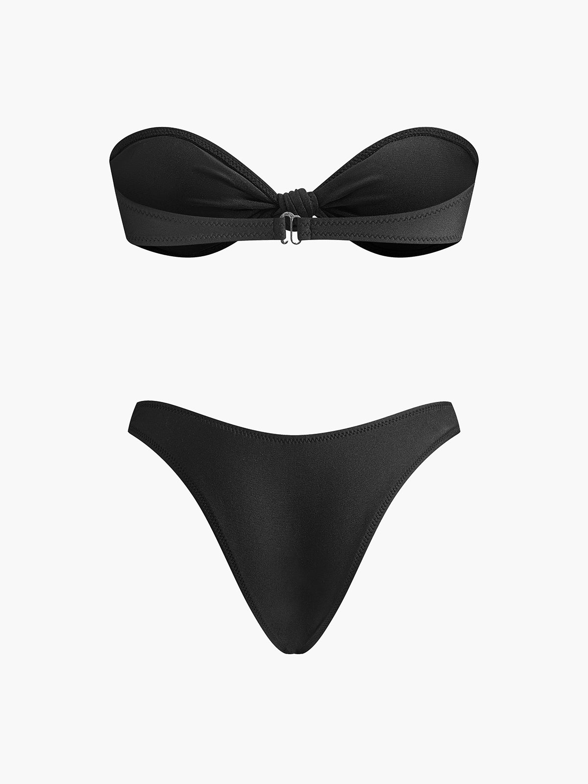 Düğümlü Bandeau Bikini Takımı