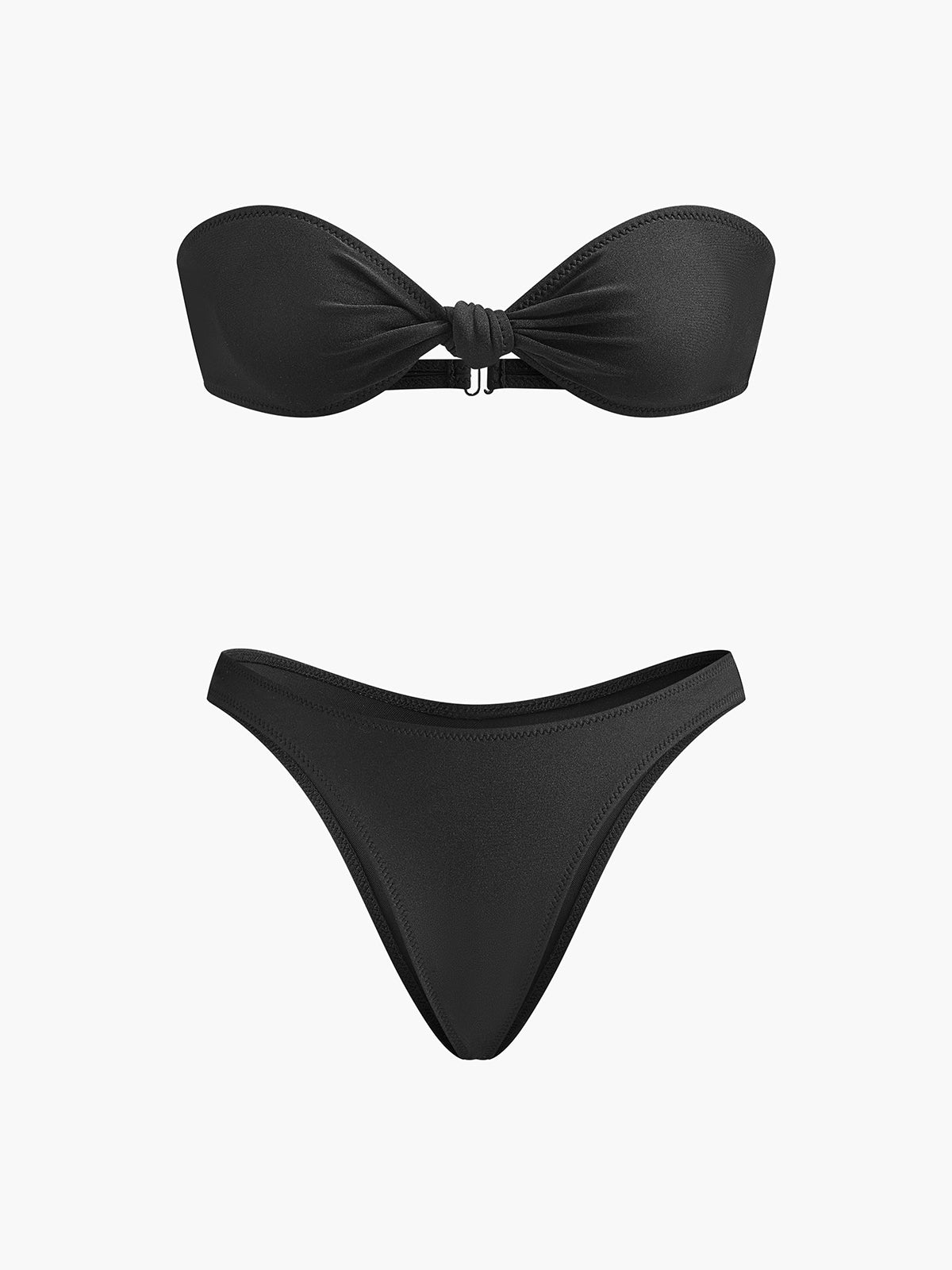 Düğümlü Bandeau Bikini Takımı