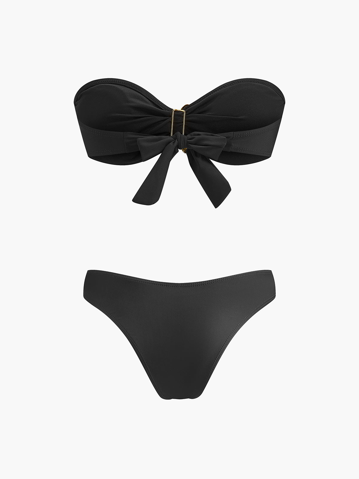 Starfish Detail Bandeau Bikini with Mesh Skirt
